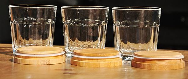 Glass Food Storage Jar With Airtight Seal Bamboo Lid