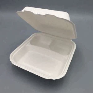 Biodegradowalne opakowanie na lunch z trzciny cukrowej